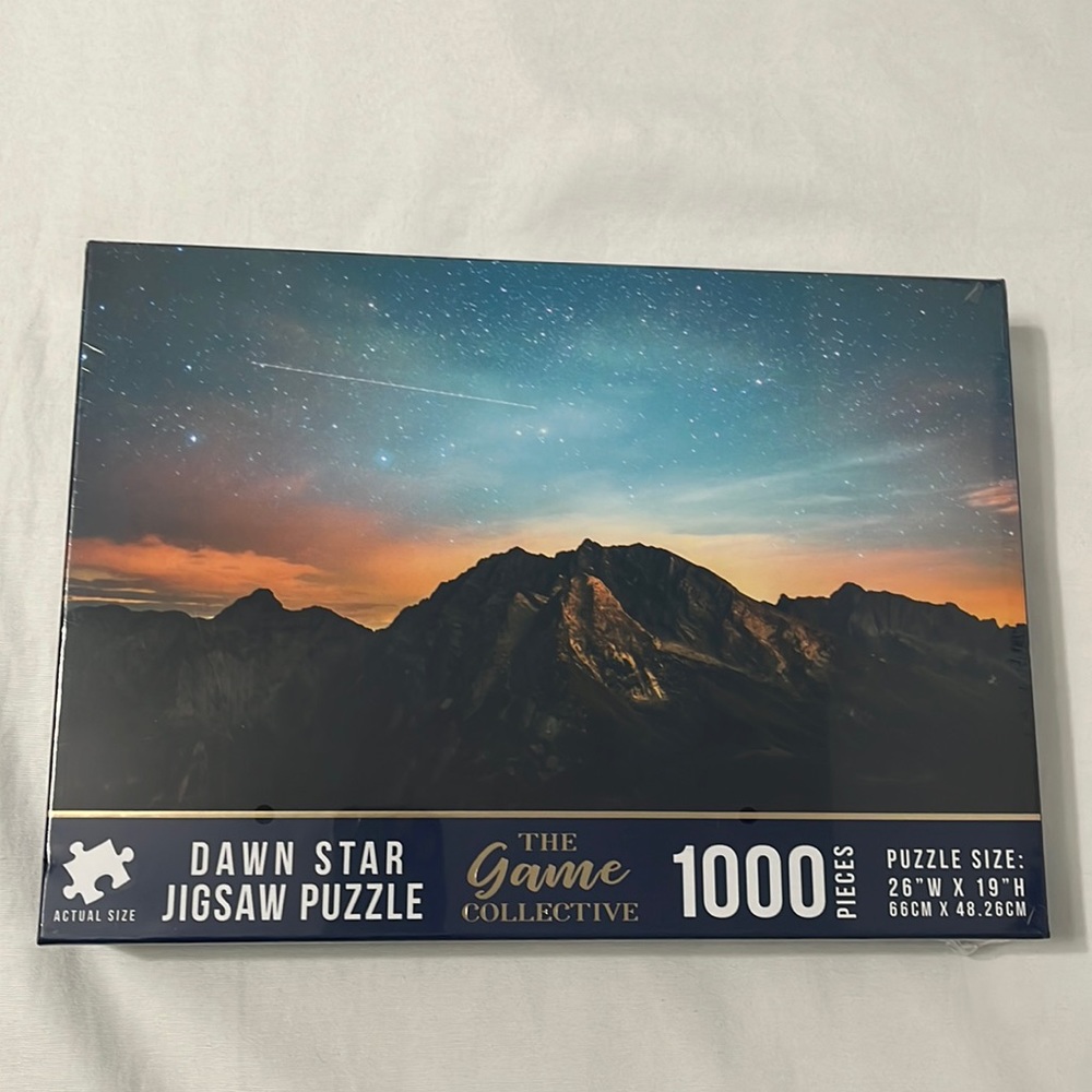 NWT-The Game Collective “Dawn Star” Puzzle-1000pcs-26”W x 19”H-Factory Sealed